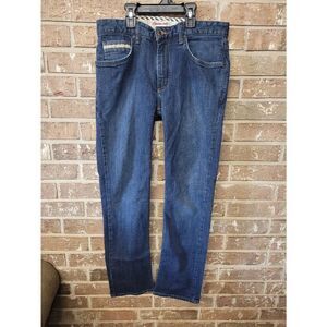 Vans Slim Straight Medium Dark Wash Jeans, Mens 30x30